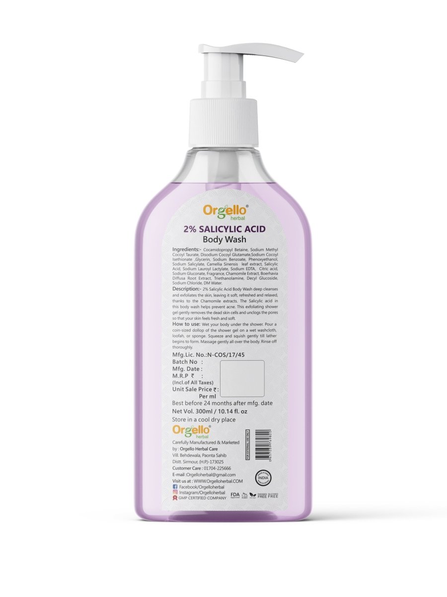 2%Salicylic Acid Body Wash - 300ml - simple