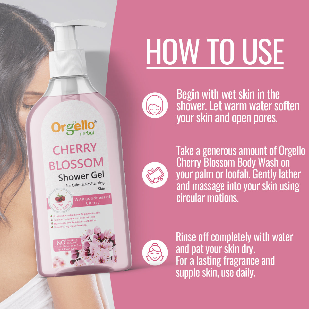 Cherry Blossom Shower Gel - 300ml