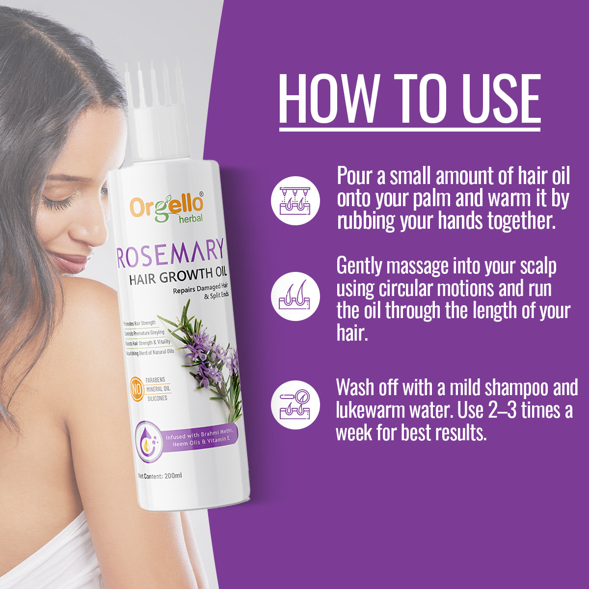 Rosemary Hair Growth Oil - 200ml