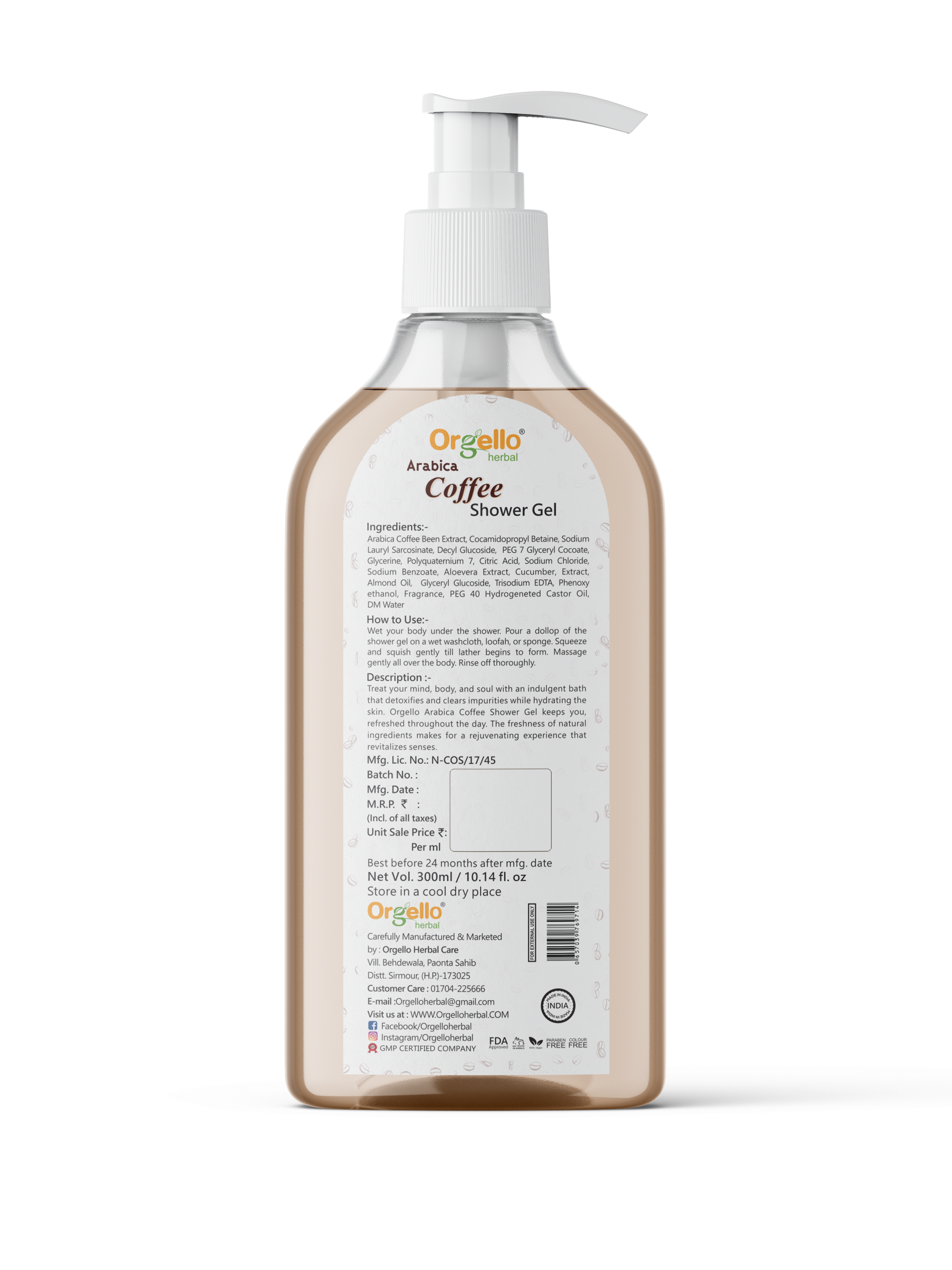 Arabica Coffee Shower Gel - 300ml