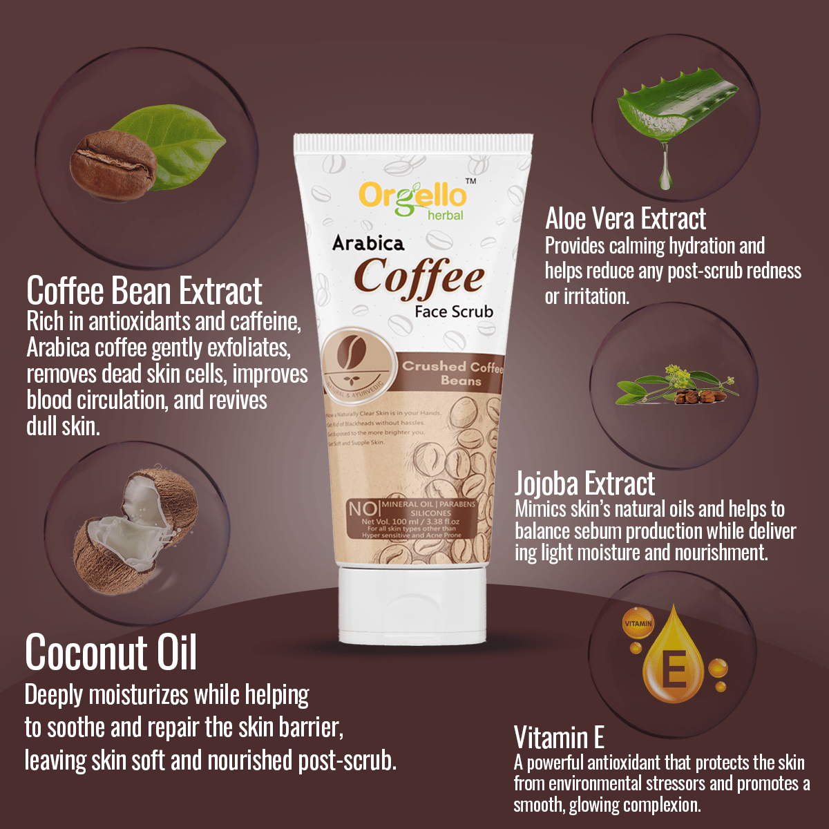 Arabica coffee Face Scrub - simple