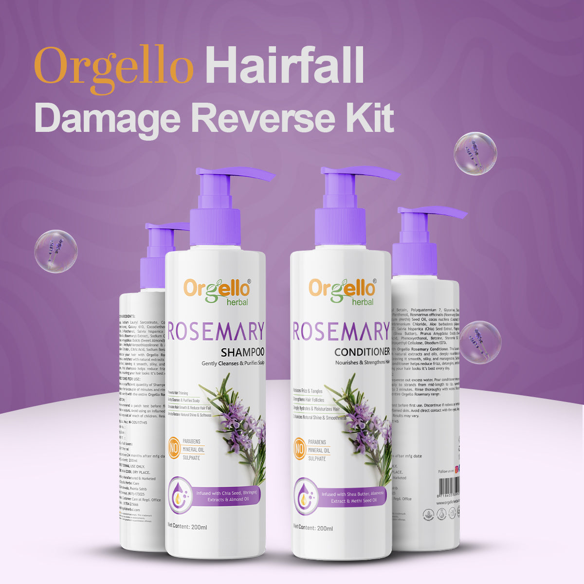 Orgello Hair Damage Reverse Kit