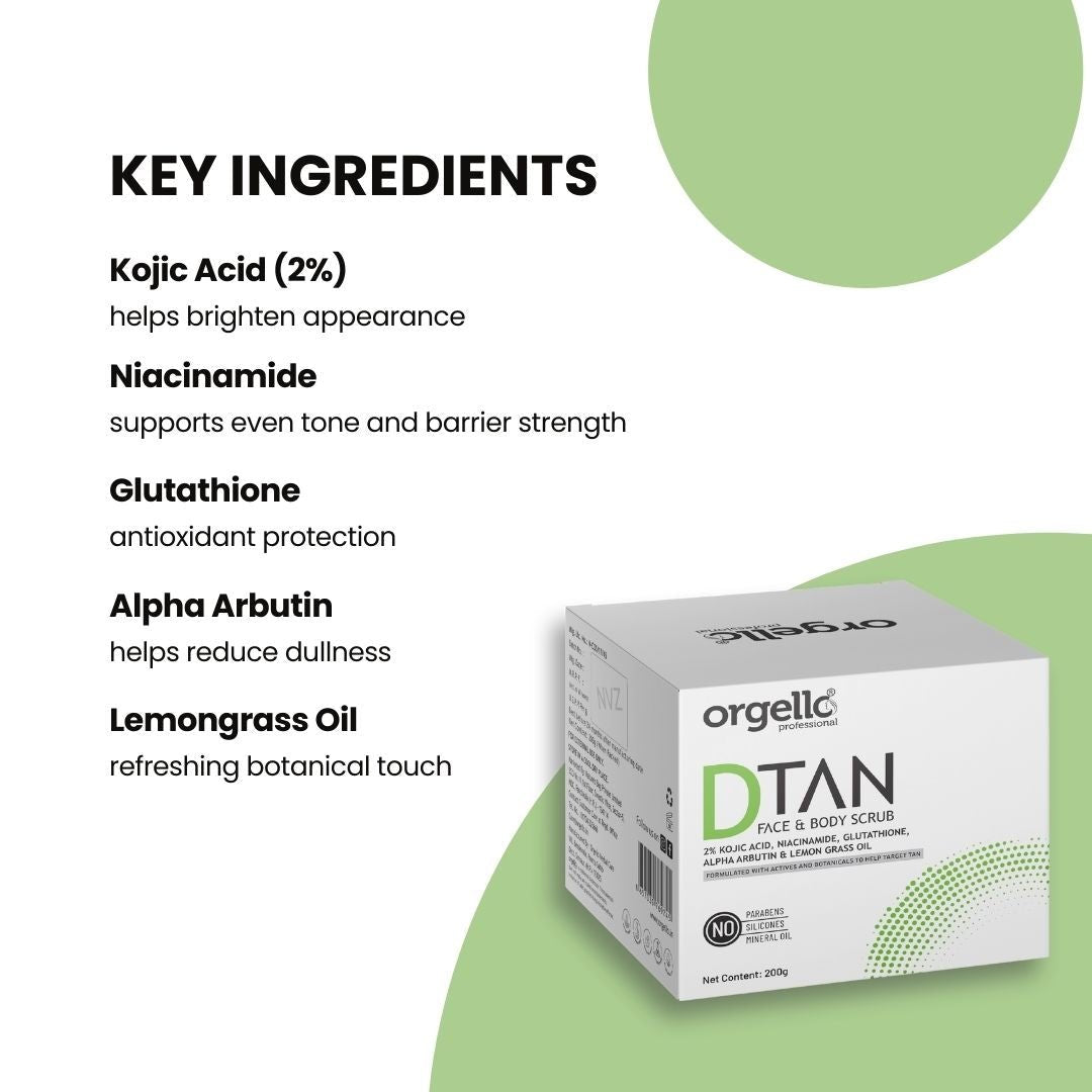 DTAN Face and Body Scrub - simple
