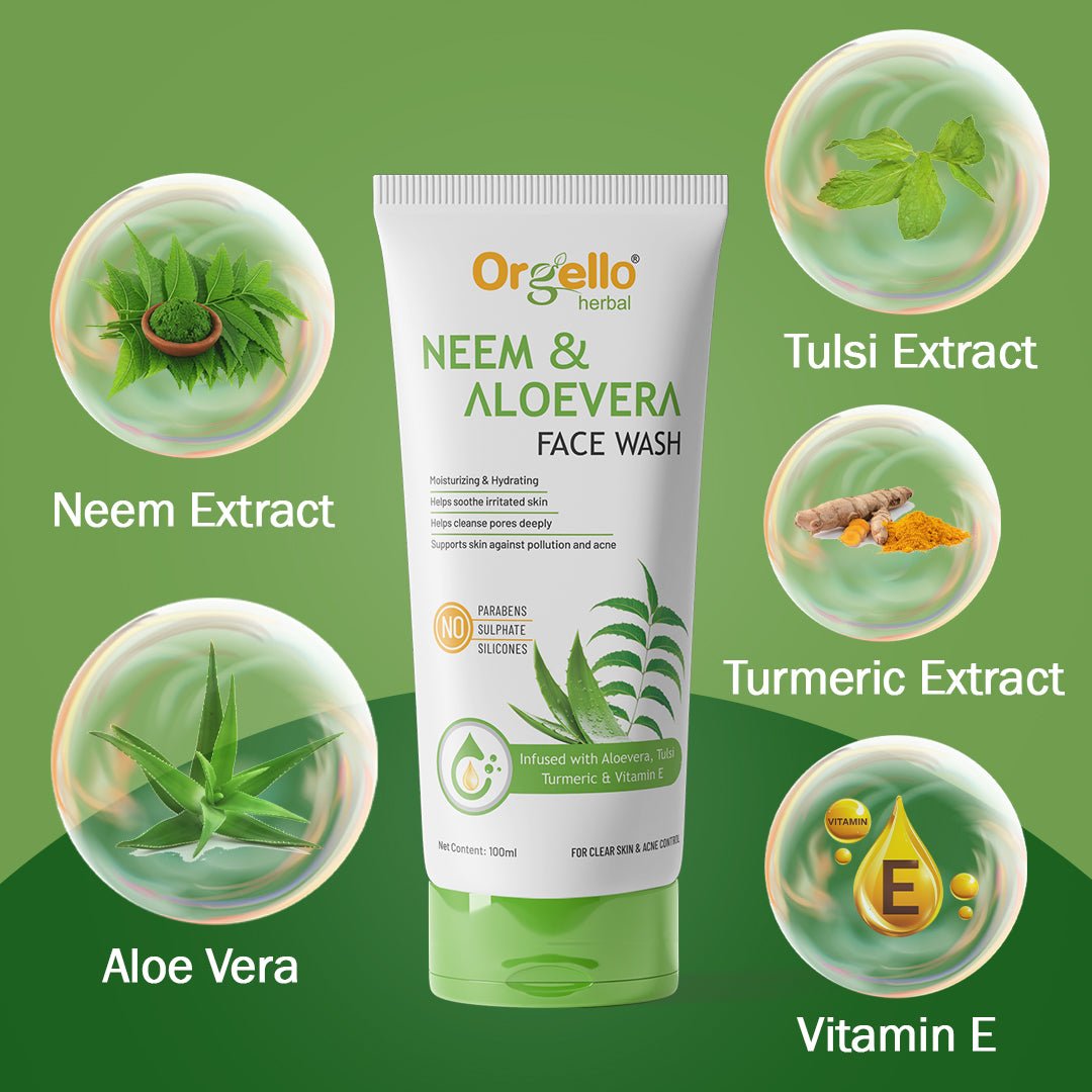 Neem & Aleo Vera Facewash - simple