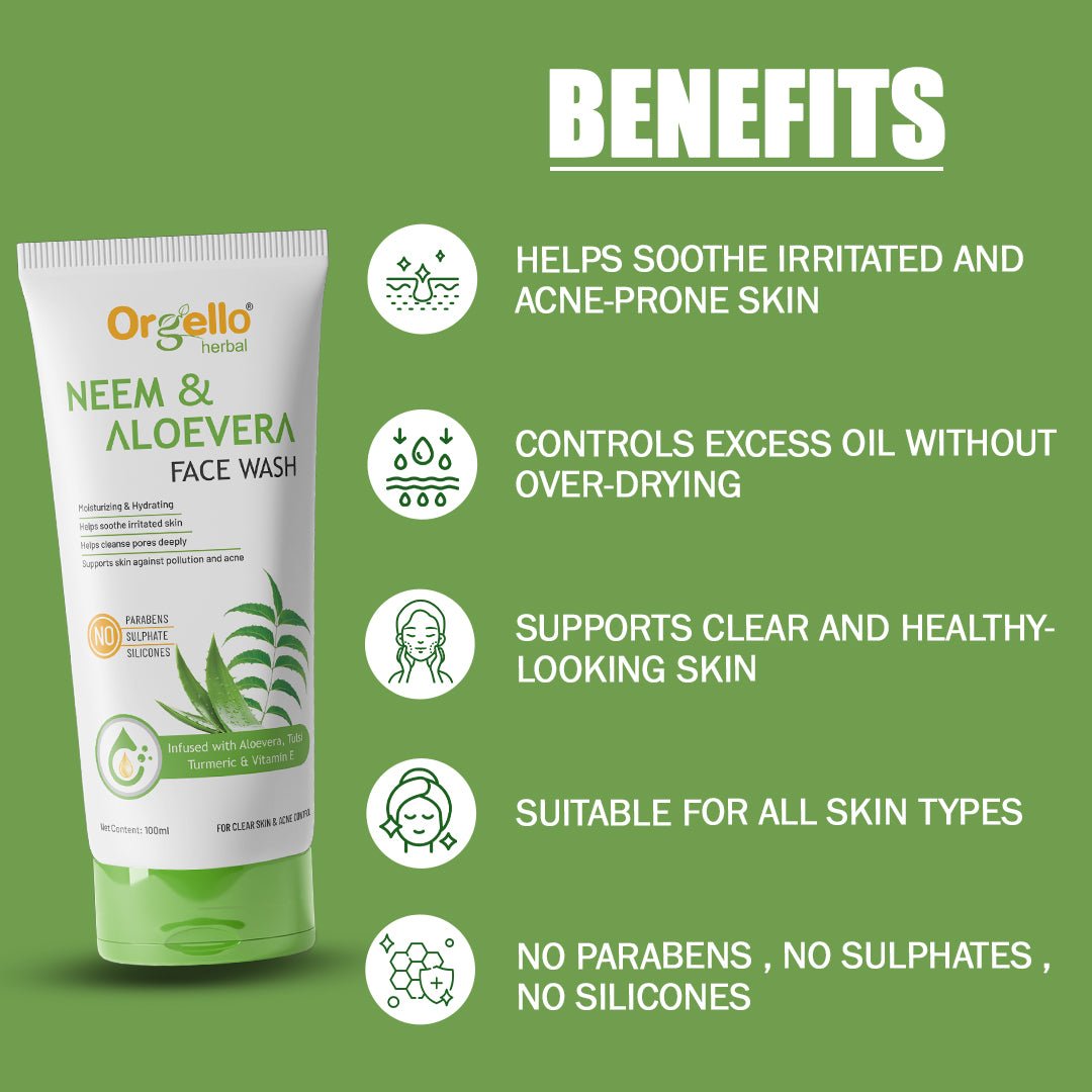 Neem & Aleo Vera Facewash - simple