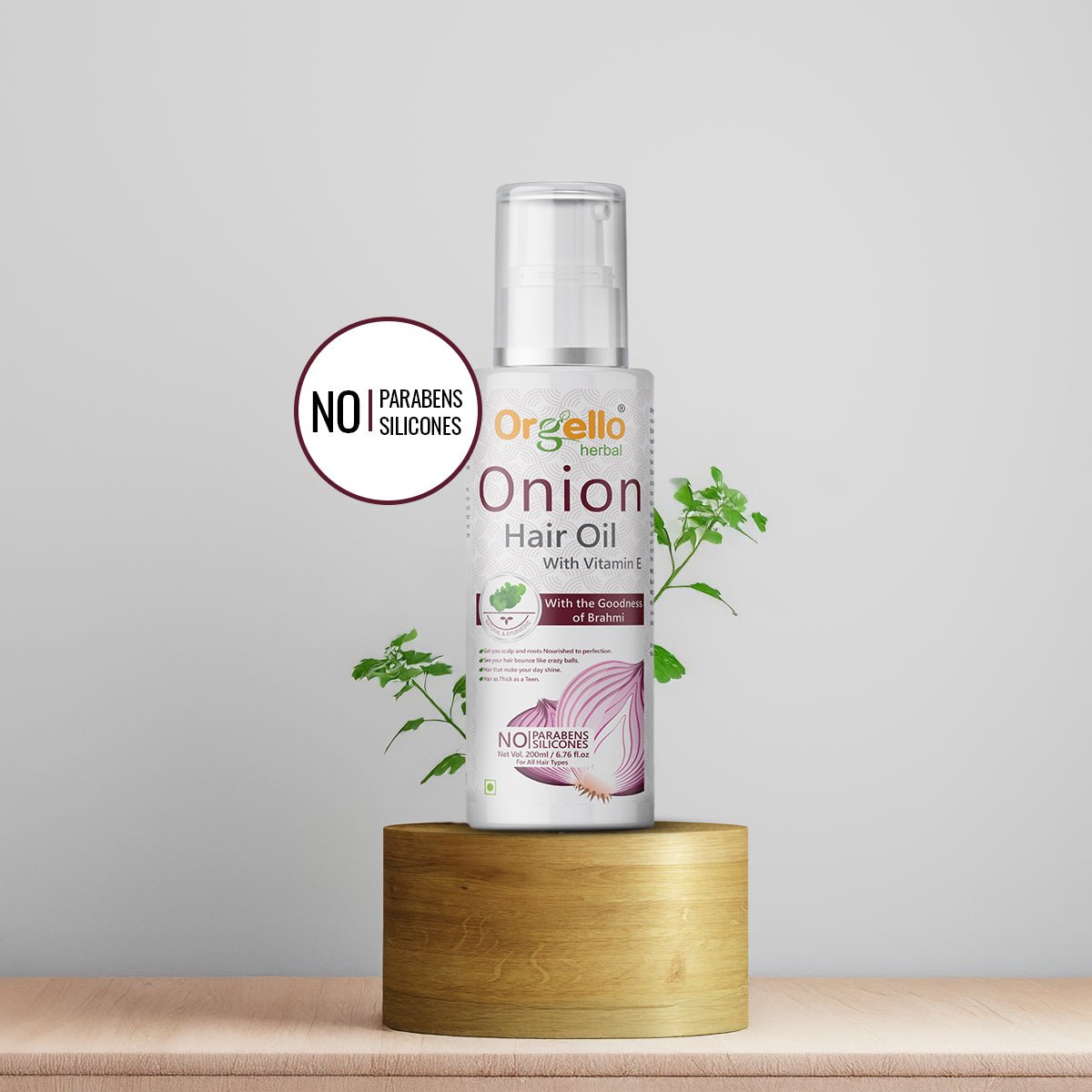 Onion Hair Oil with Vitamin E - 200ml - simple