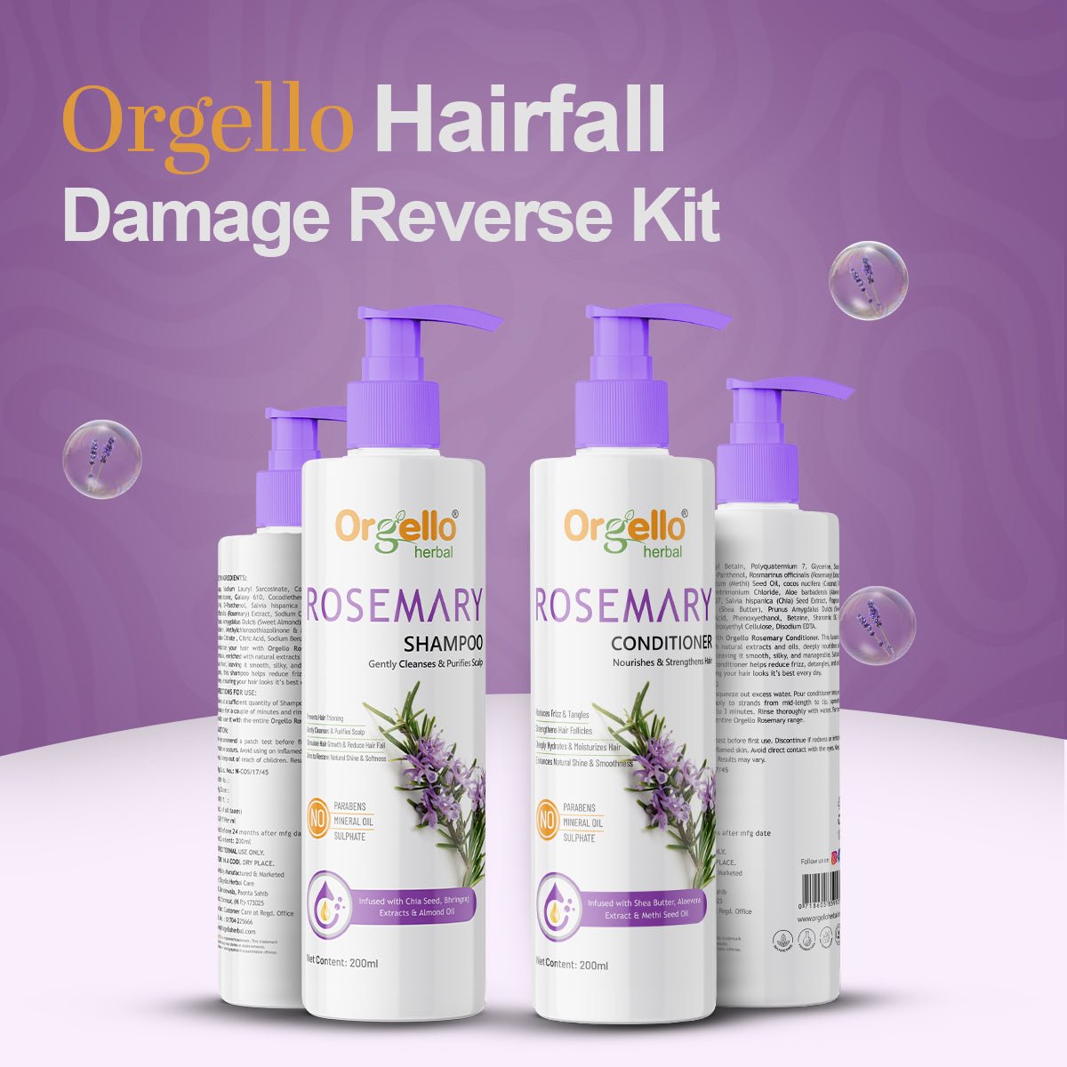 Orgello Hair Damage Reverse Kit - simple