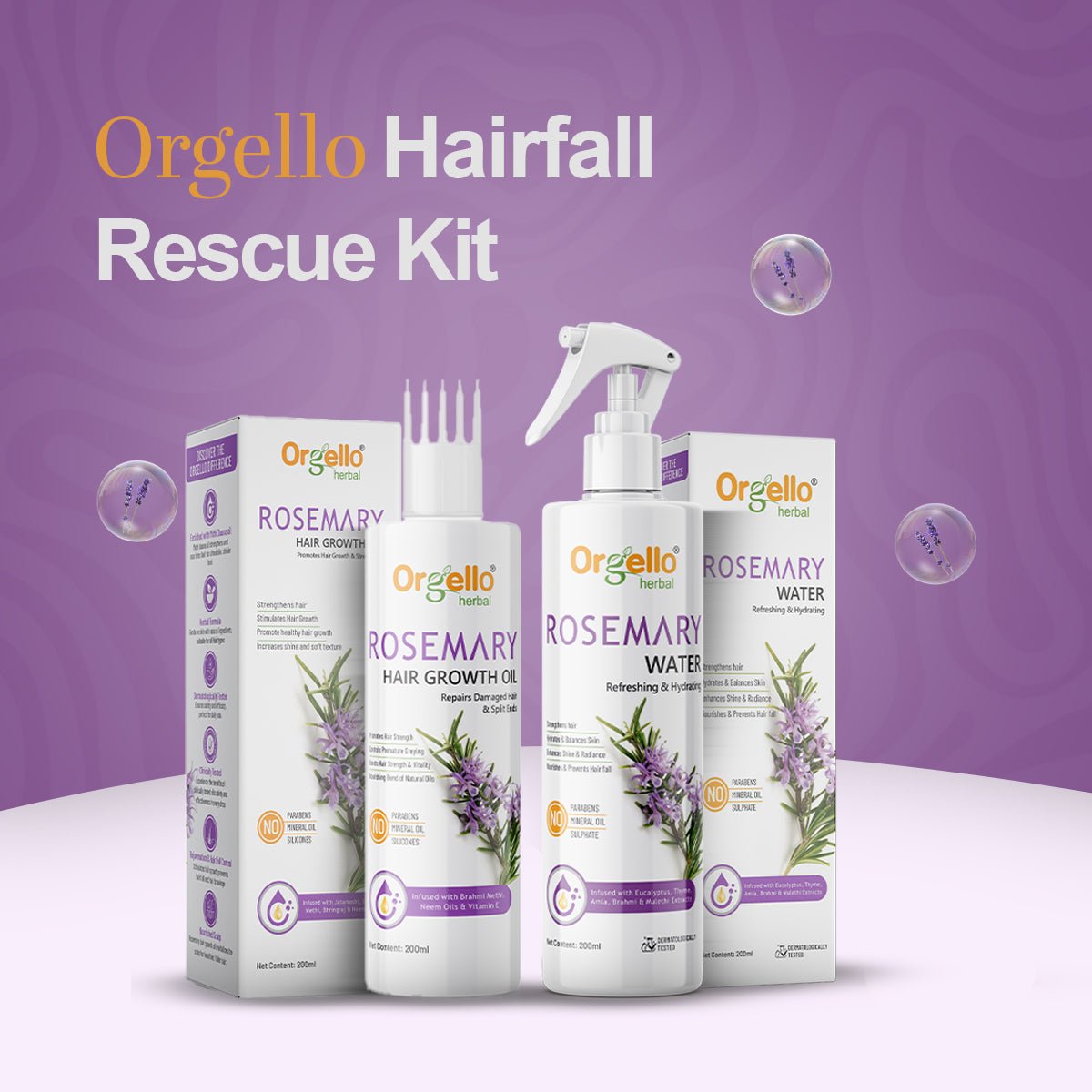Orgello Hairfall Rescue Kit - simple