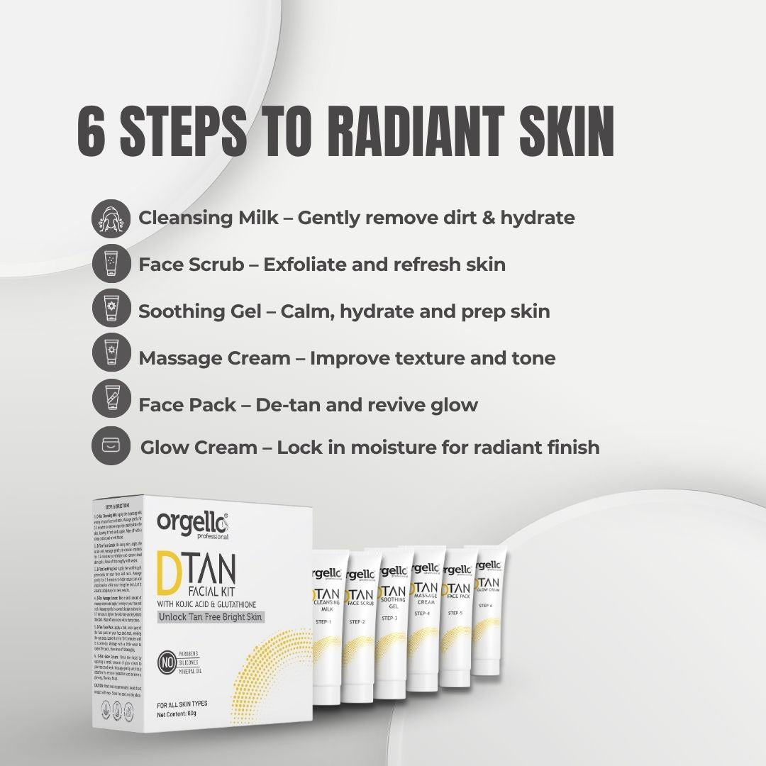 Orgello Professional D - Tan Facial Kit - 