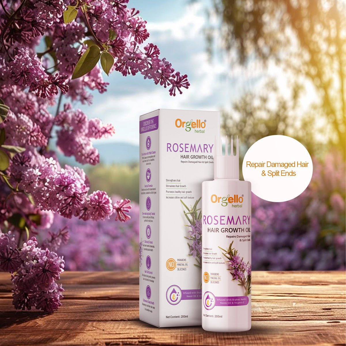 Rosemary Hair Growth Oil - 200ml - simple