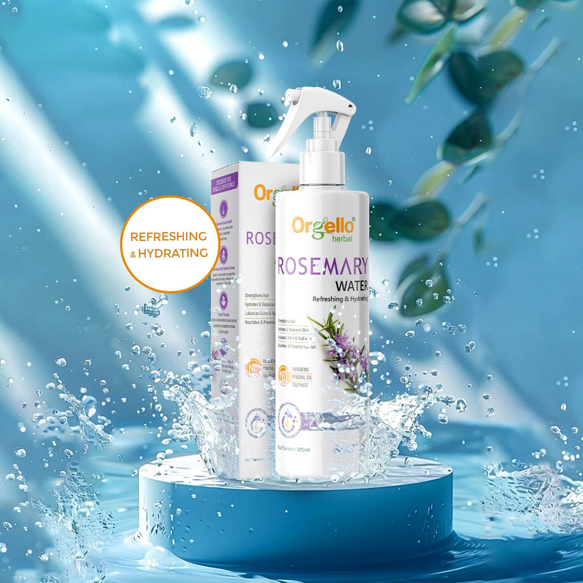 Rosemary Water For Hair Growth - 200ml - simple