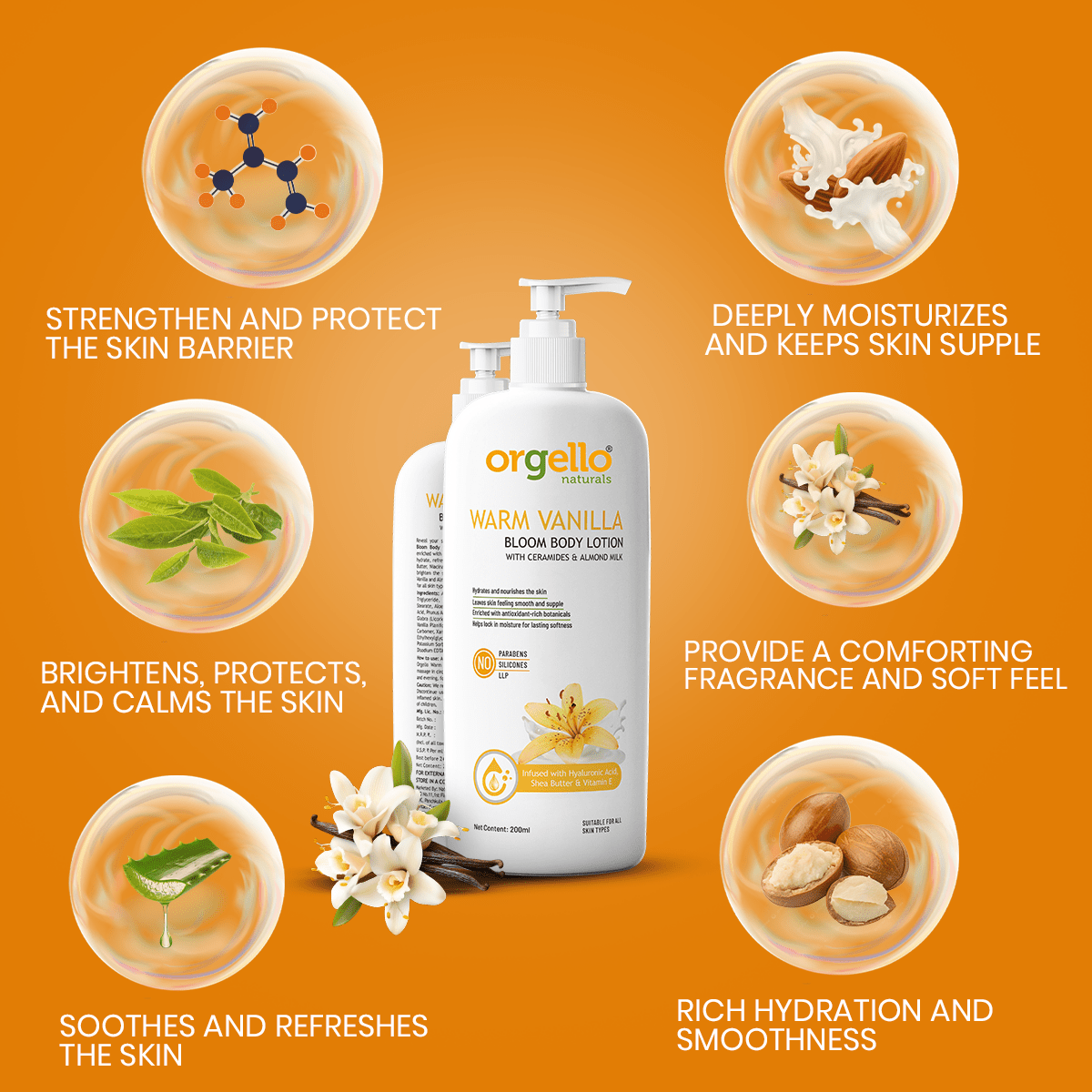 Warm Vanilla Bloom Body Lotion - simple